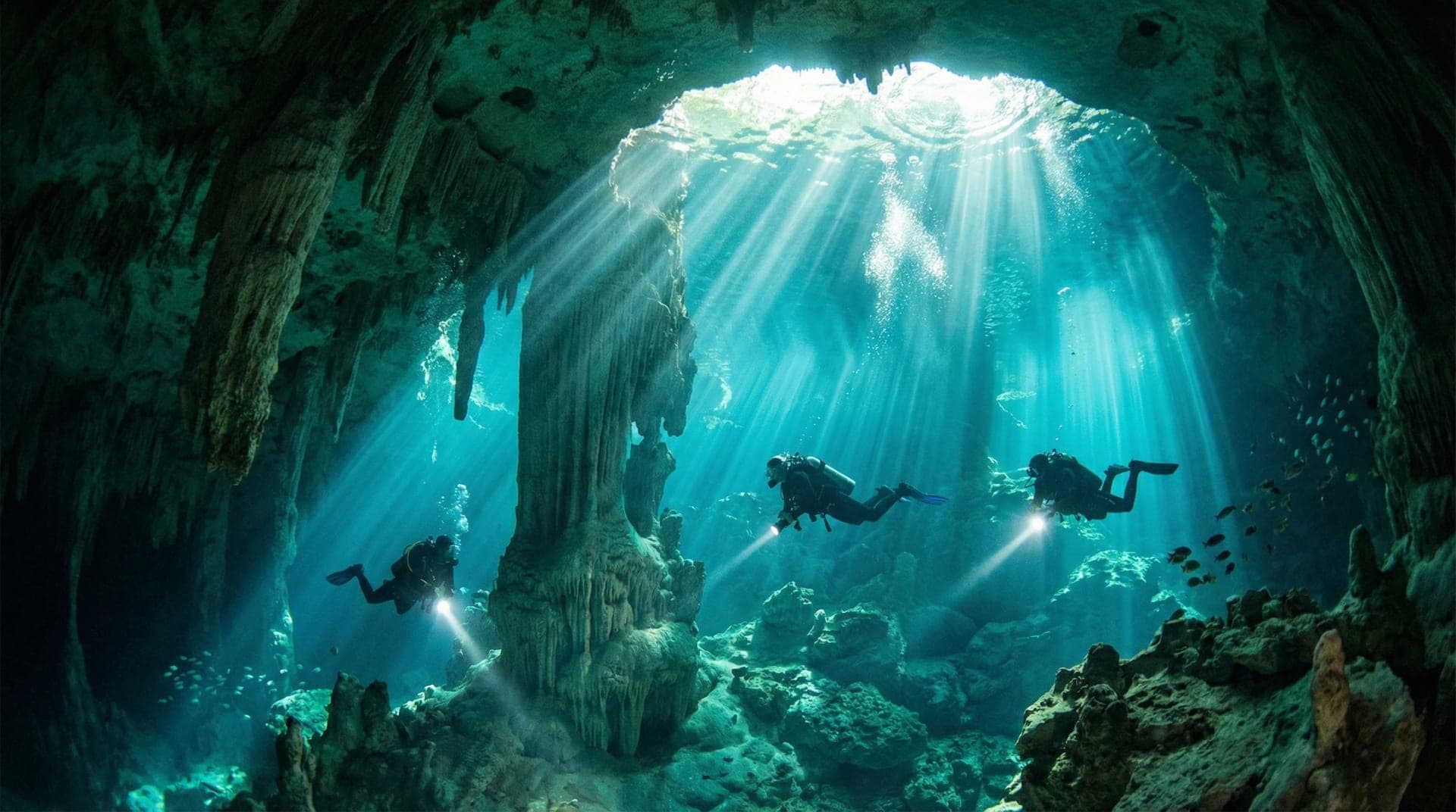 Ocean diving in Playa del Carmen, Mexico — reef diving on the Mesoamerican Barrier Reef