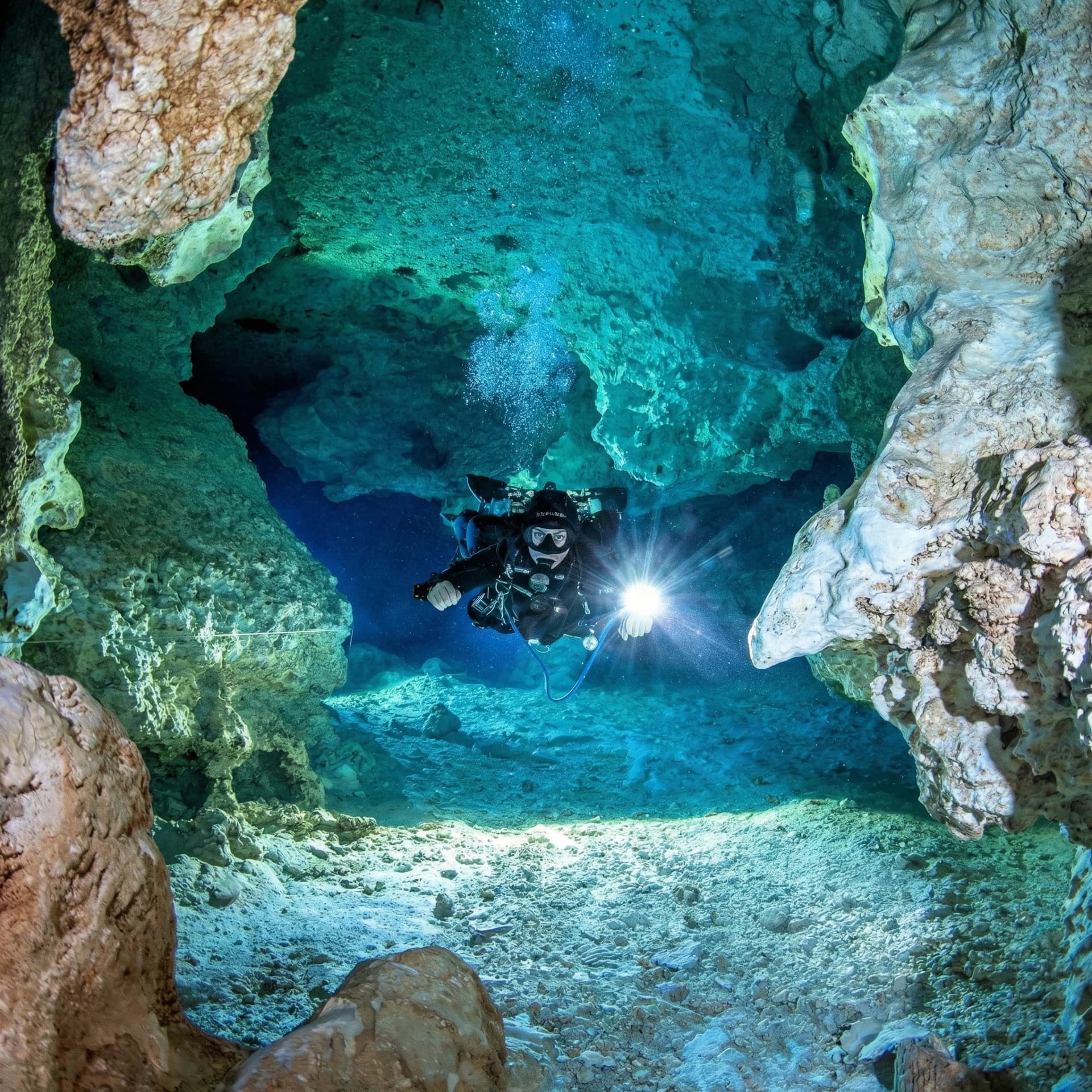 Kukulkan cenote — Intermediate cenote diving near Playa del Carmen, Mexico